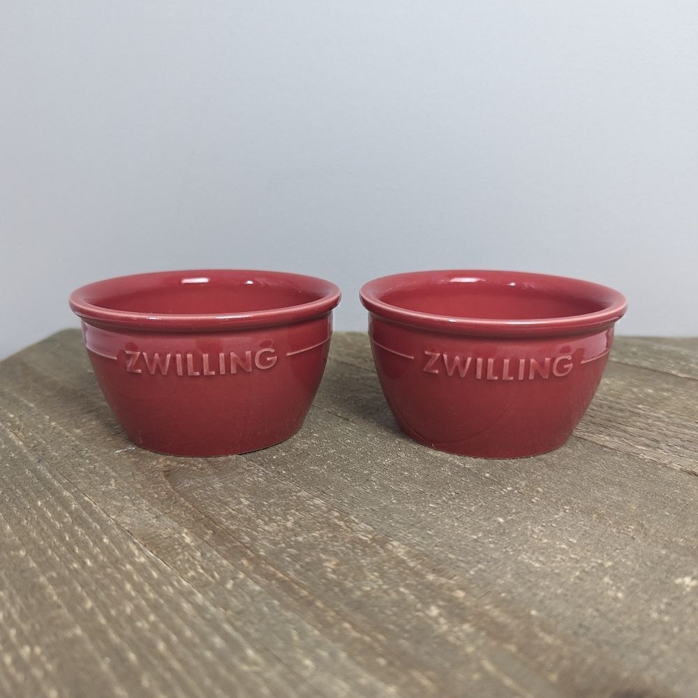 zwilling Red ramekin prep bowls set of 2